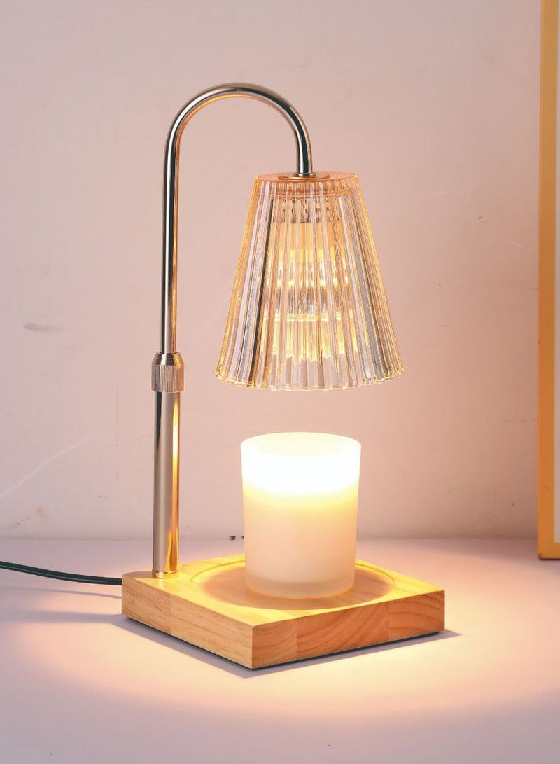 Vintage Candle Warmer Lamp - Equipped with 2 Bulbs, Controller, Dimmable,Suitable for Warming Jar Candles and Wax Melts - Image 2