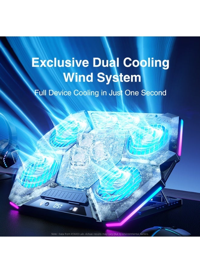 Rtako LZ-D12 Semiconductor Laptop Cooler with Hight Adjustable Stand - Image 2