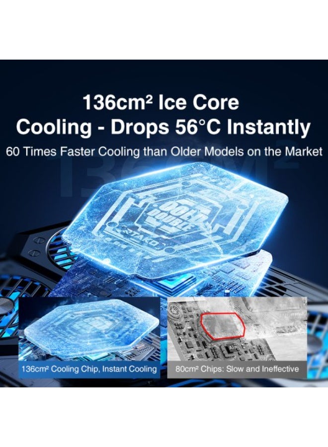 Rtako LZ-D12 Semiconductor Laptop Cooler with Hight Adjustable Stand - Image 3