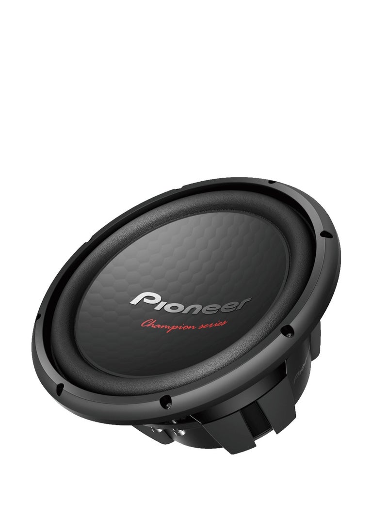 Pioneer Original 12" TS-W312S4 1600W 30cm 500 RMS 4 Ohm 20Hz to 1.6 kHz 2,540g High Power Processing Weight High Endurance Deeper Bass and Higher Heavy Body  - Image 1