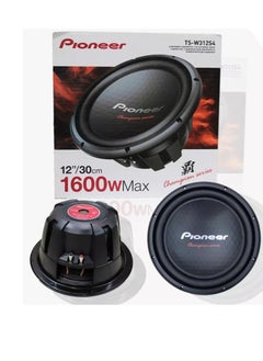 Pioneer Original 12" TS-W312S4 1600W 30cm 500 RMS 4 Ohm 20Hz to 1.6 kHz 2,540g High Power Processing Weight High Endurance Deeper Bass and Higher Heavy Body  - Image 2