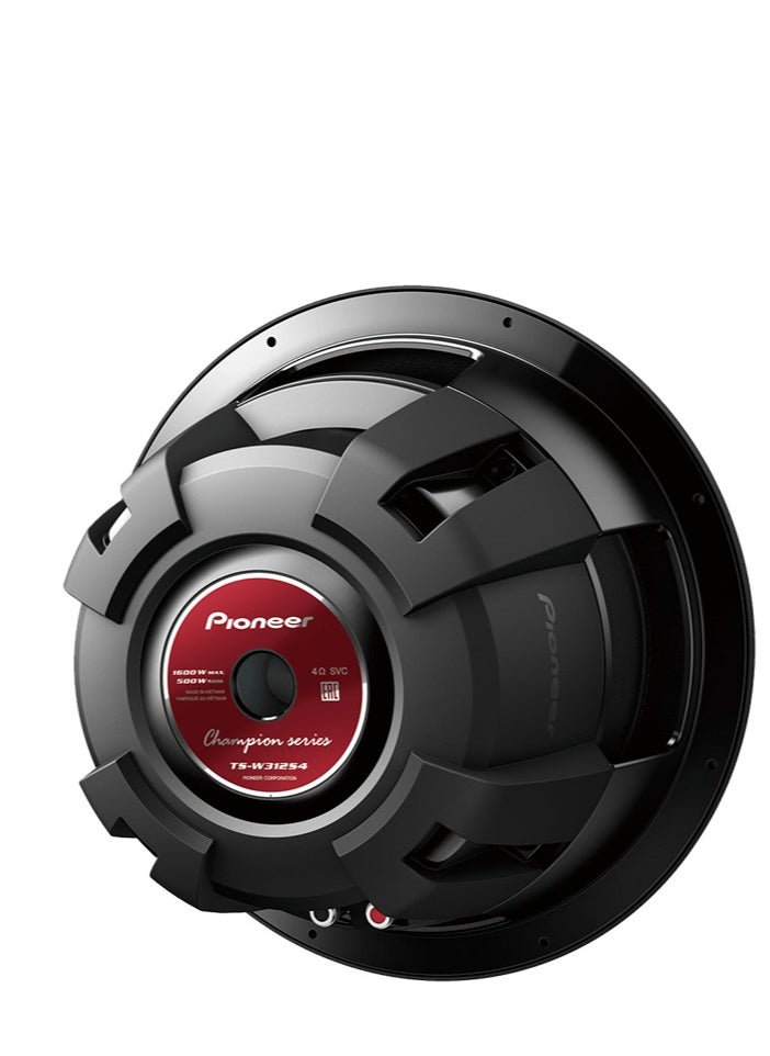Pioneer Original 12" TS-W312S4 1600W 30cm 500 RMS 4 Ohm 20Hz to 1.6 kHz 2,540g High Power Processing Weight High Endurance Deeper Bass and Higher Heavy Body  - Image 4