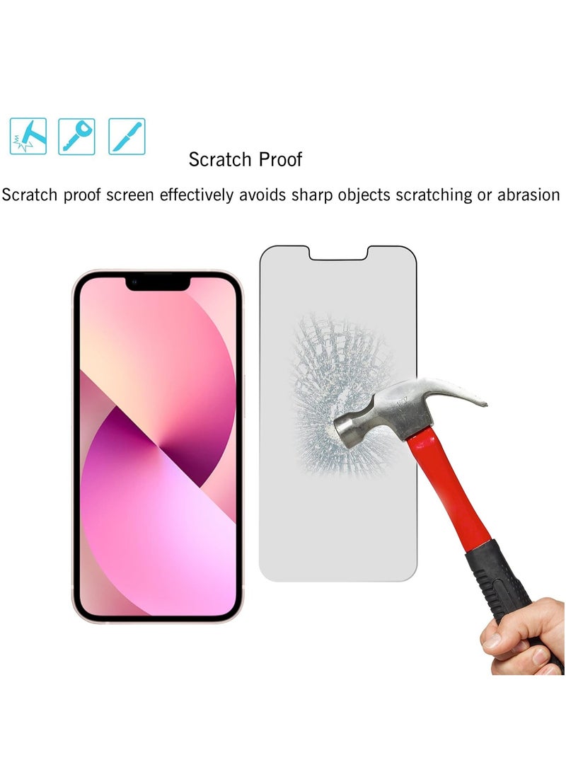 Denx Privacy Screen Protector for iPhone 14 [6.1 Inch] Anti Spy Private Tempered Glass Anti-Scratch Case Friendly - Image 5
