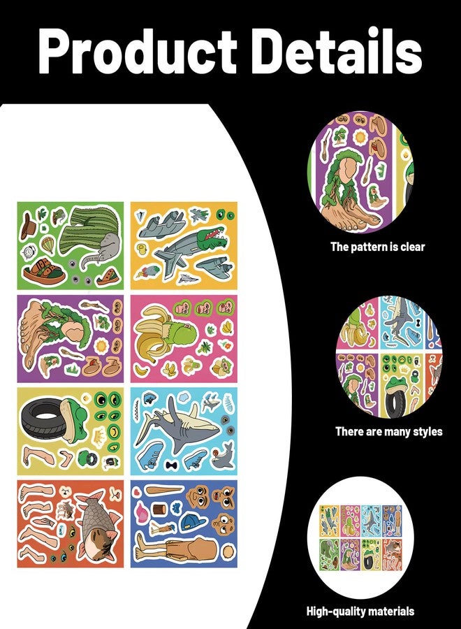 Buildcon 24 Sheets DIY Creative Stickers for Laptop, Water Bottles, Notebooks, Stickers Set, Cute Stickers for Teens and Young Adults, Fun Craft Activity for Kids - Image 3