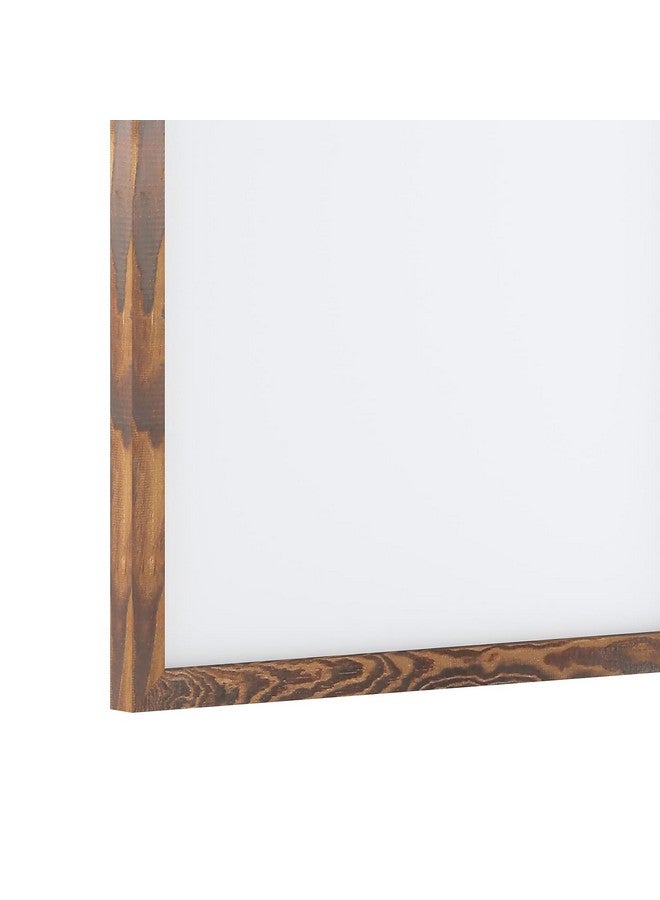 Flash Furniture Bristol Wall Mount White Board, Included Dry Erase Marker, 4 Magnets, Eraser, Commercial Grade For Home Or Business, 20" X 30", Torched Brown  - Image 5