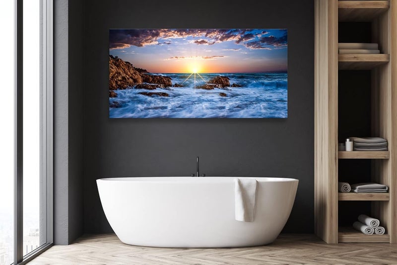 Muolunna Sunset Ocean Canvas Print - Image 5
