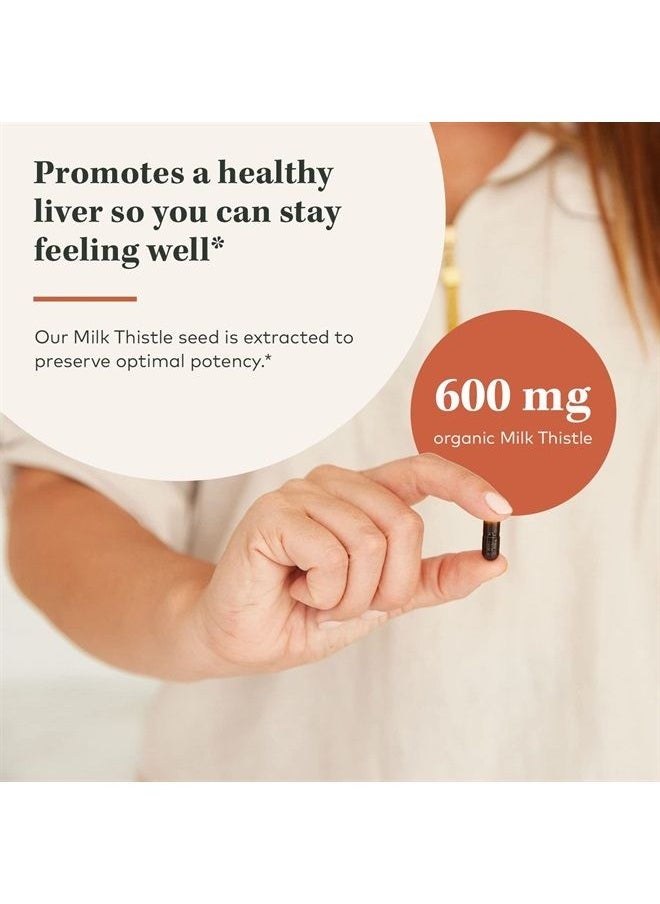 Gaia Herbs Milk Thistle - Liver Supplement & Cleanse Support for Maintaining Healthy Liver Function* - 120 Vegan Capsules (40-Day Supply)  - Image 3
