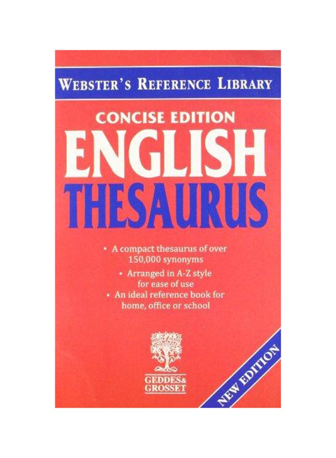 Webster's English Thesaurus