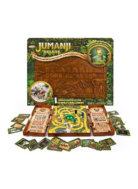 Jumanji Deluxe Game Immersive Electronic Version Of The Classic Adventure Movie Board Game With Lights And Sounds For Kids & Adults Ages 8 And Up