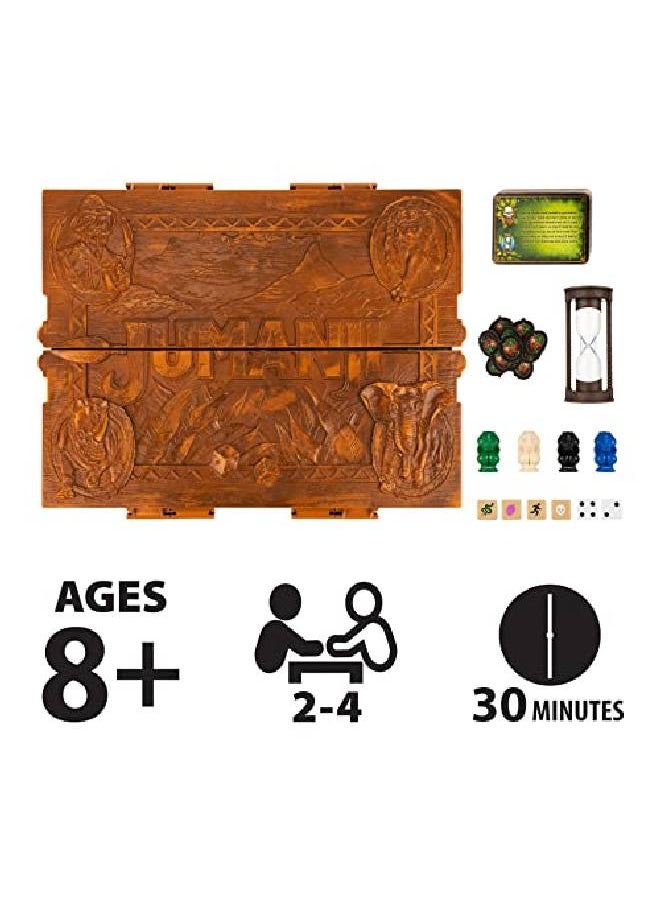 SPIN MASTER - Jumanji Deluxe Game Immersive Electronic Version Of The Classic Adventure Movie Board Game With Lights And Sounds For Kids & Adults Ages 8 And Up - Image 1