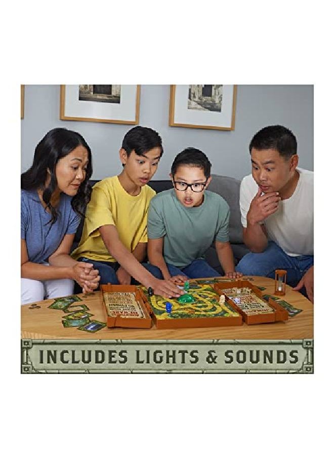 SPIN MASTER - Jumanji Deluxe Game Immersive Electronic Version Of The Classic Adventure Movie Board Game With Lights And Sounds For Kids & Adults Ages 8 And Up - Image 1