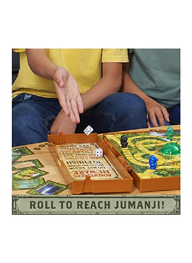 SPIN MASTER - Jumanji Deluxe Game Immersive Electronic Version Of The Classic Adventure Movie Board Game With Lights And Sounds For Kids & Adults Ages 8 And Up - Image 1