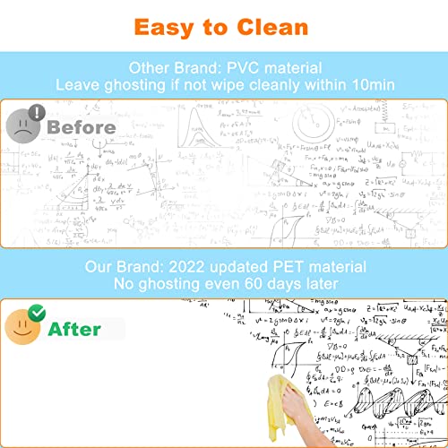 Nortix White Board Wallpaper, Whiteboard Contact Paper, 36" x 24" Super Sticky Whiteboard Sticker Wall Decal on Wall, Table, Doors, No Ghosting,1 Piece (2x3ft) - Image 2
