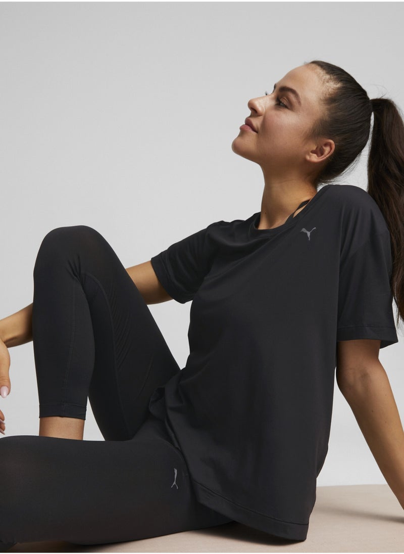 PUMA - Studio Womens Trend Training T-Shirt - Image 1