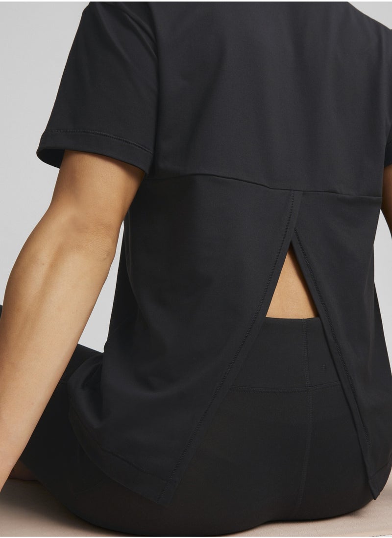 PUMA - Studio Womens Trend Training T-Shirt - Image 1