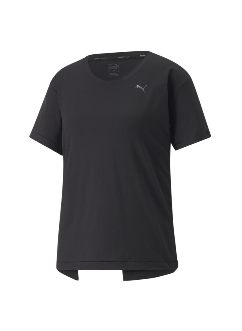 PUMA - Studio Womens Trend Training T-Shirt - Image 1