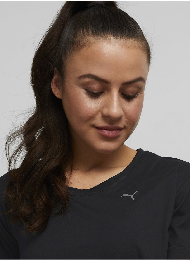 PUMA - Studio Womens Trend Training T-Shirt - Image 1