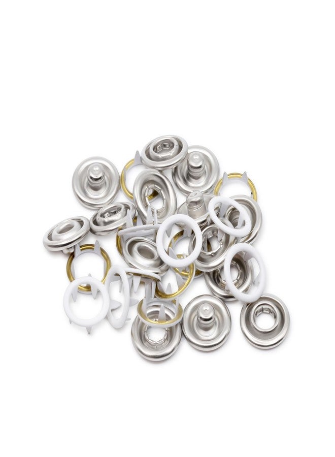 Dritz 16-9 Snap Fasteners, White, Size 16 (7/16-Inch) 7-Count - Image 5
