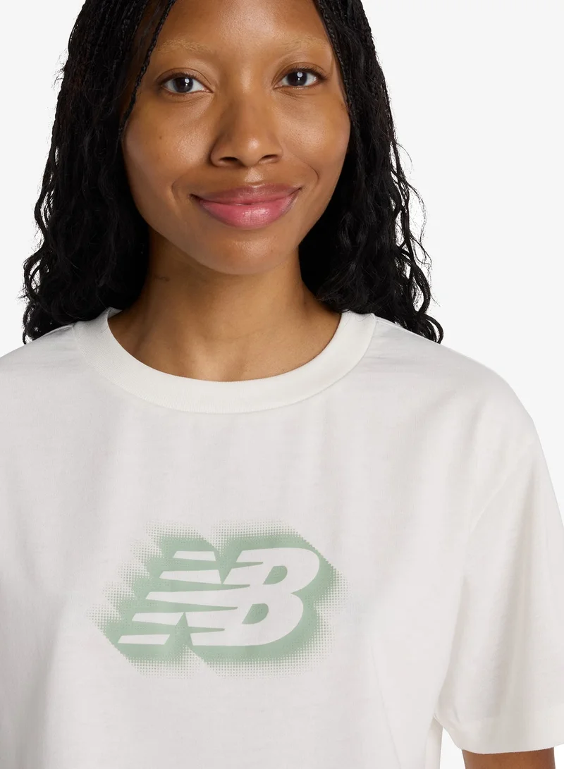 New Balance SEA SALT (SST) Bukatsu Logo T-Shirt for Women | Best Price UAE
