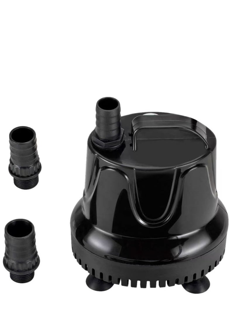YOKA YOKA Submersible Water Pump, 1500L/H 40W Ultra-Quiet Fountain Water Pump, Bottom Pumping Aquarium Pump with 48 Hours Anti Dry Burning, 3m High Lift and 3 Nozzles for Fish Tank Pond Pool Garden  - Image 3