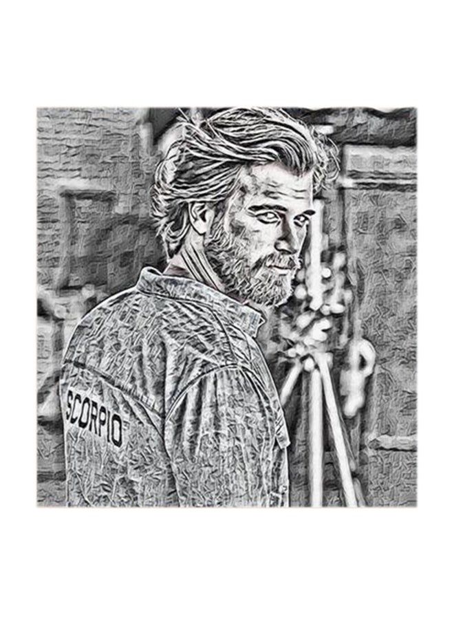 RYN Kivanc Tatlitug MDF Wall Art Multicolour 30x30centimeter - Image 1