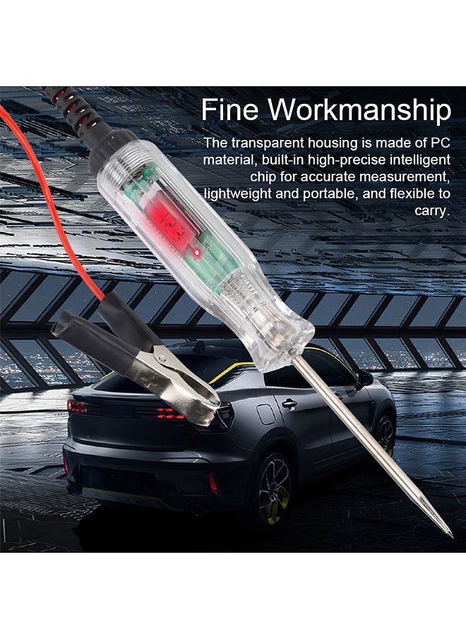 Car Test Pen LCD Display Circuit On-off Voltage Positive and Negative Poles Detection Pen Battery Voltage Tester Fuse Testing Device  - Image 4