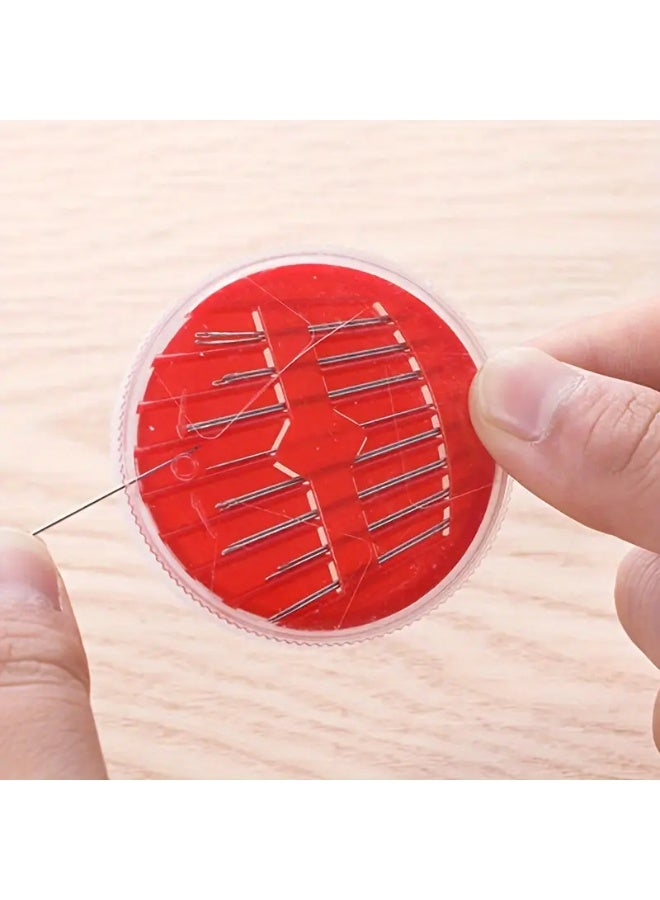 Generic Portable Bag Basic Sewing Kit Portable in Pocket or Bag Different Threads 14 Different Colors of Thread Needles Scissors and Accessories Mini Sewing Kit Multi-Purpose for Home and Travel Independent Design for Different Rooms  - Image 5