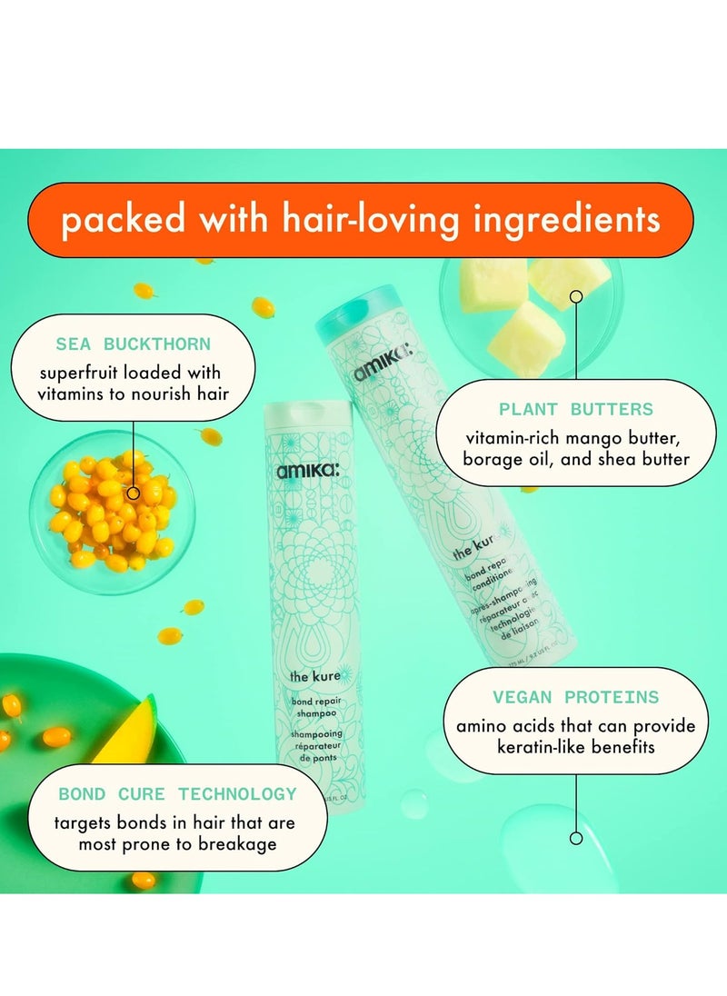 amika: amika the kure bond repair shampoo, 275ml  - Image 2