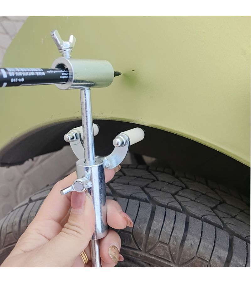 Adjustable Wheel Arch Marking Tool Set For Auto Bodywork Parallel Line Scribing - Image 4