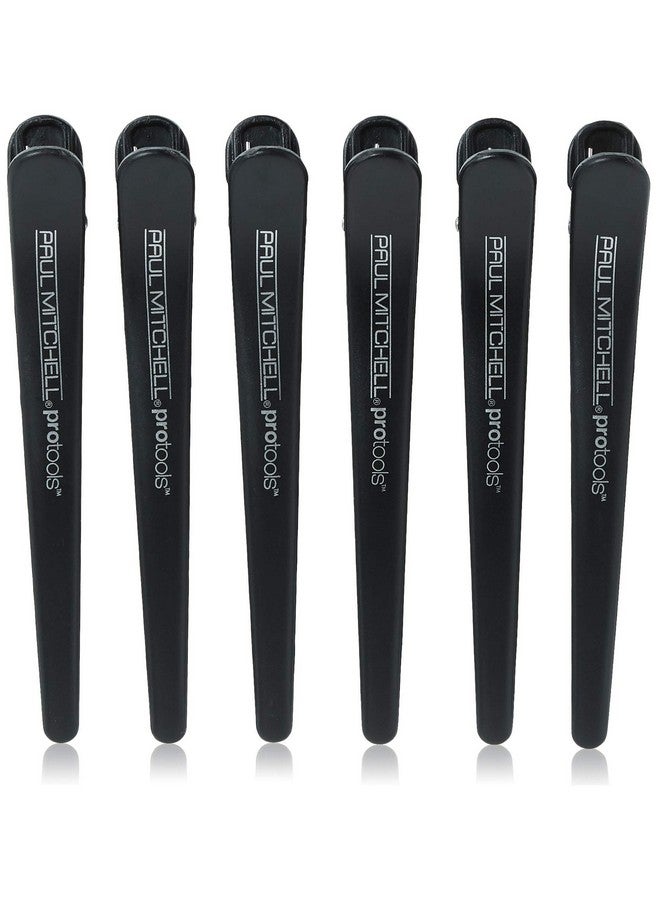 Paul Mitchell Pro Tools Sectioning Hair Clips Set Slipfree No Crease Design For Hair Styling + Hair Coloring All Hair Types 6 Count (Pack Of 1) - Image 1