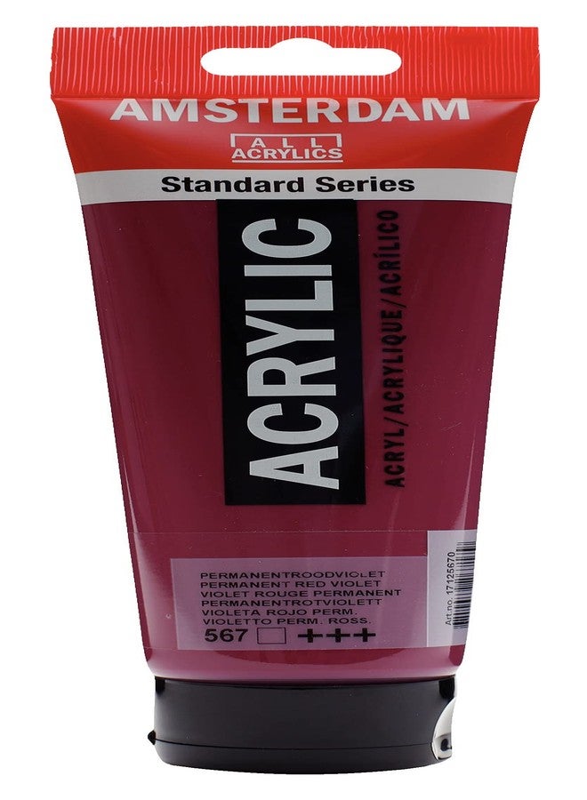 Amsterdam Standard Series Acrylic Paint 250ml Tube Perm.Red Violet 567 - Image 1