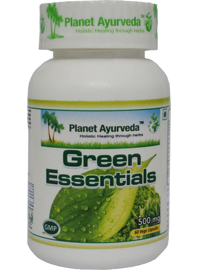 Planet Ayurveda Green Essentials Capsules - 60 Capsules - Image 1