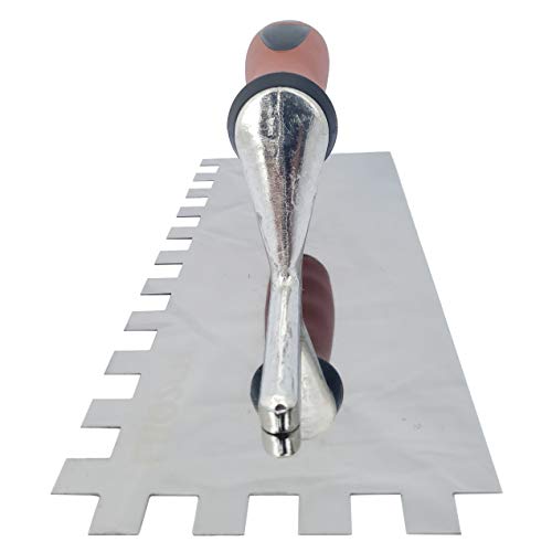 Frosch Stainless Steel Square Notch Tile Trowel (1/2"X1/2") - Image 2