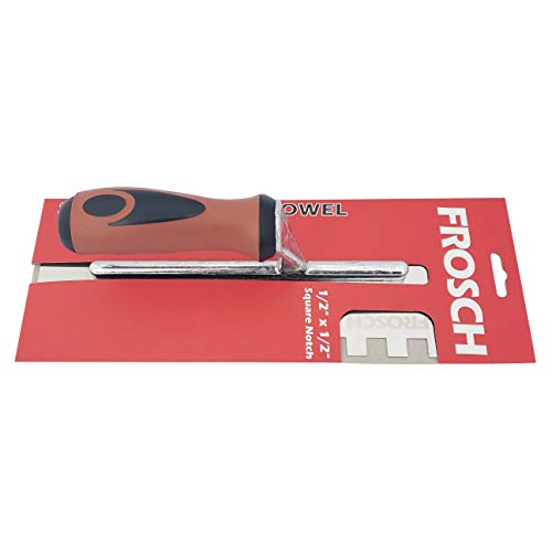 Frosch Stainless Steel Square Notch Tile Trowel (1/2"X1/2") - Image 5
