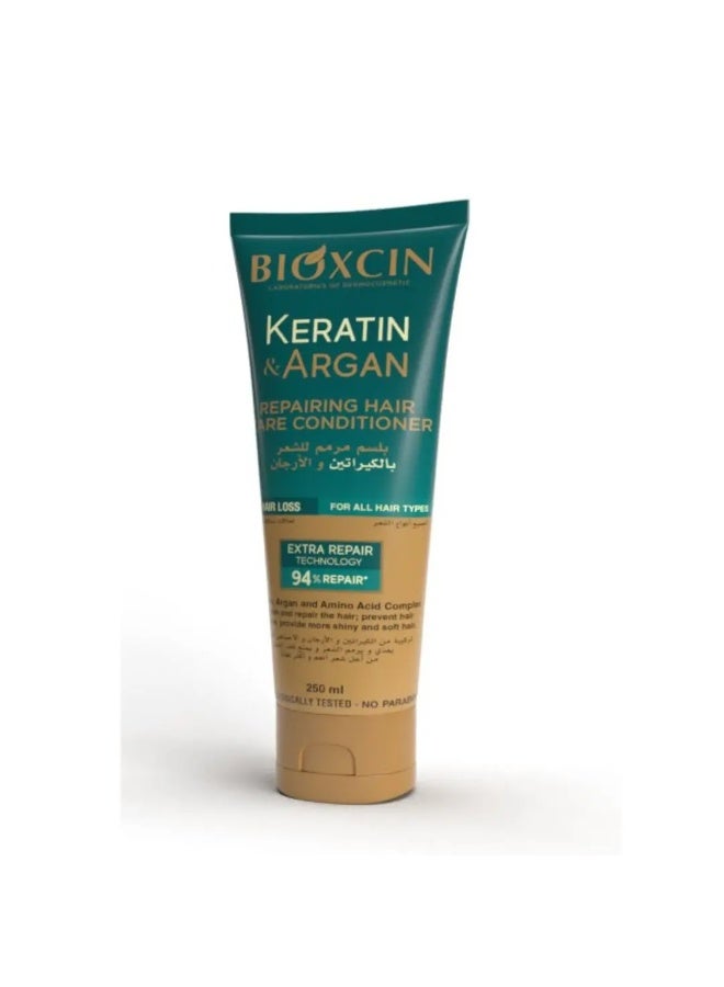 بيوكسين الكيراتين والارغان بلسم مرمم للشعر 250مل