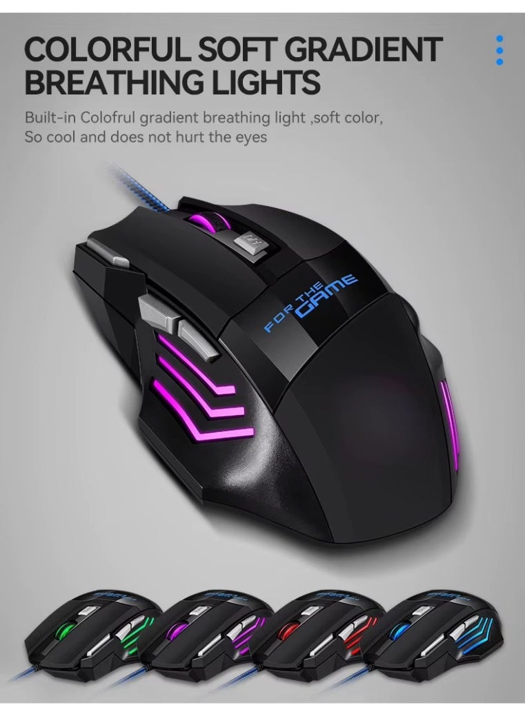 Zero Gaming Mouse ZR-1800 - High Resolution 4800 DPI - Fast Control and Instant Response - Ergonomic LED Design - Suitable for Gaming and PC - Image 4