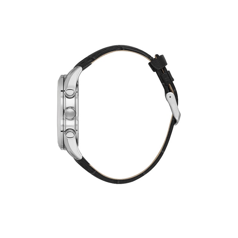 DANIEL KLEIN Exclusive Black Leather Watch for Men DK.1.14212-2 - Image 2