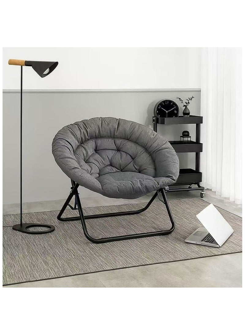 Hours High Quality Padded Lightweight Folding Round Chair for Camping Furniture - Image 1