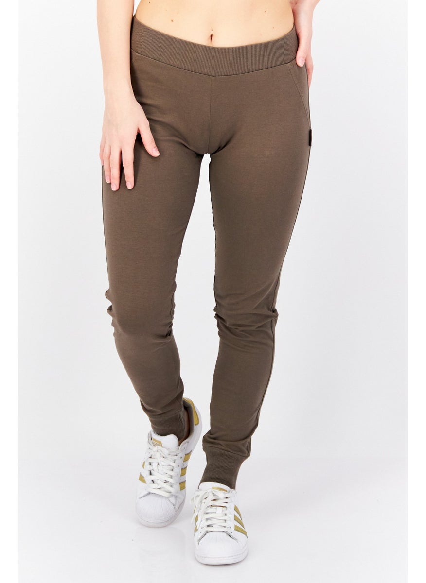 Champion Women Sportswear Fit Full Length Training Leggings, Taupe  - Image 1