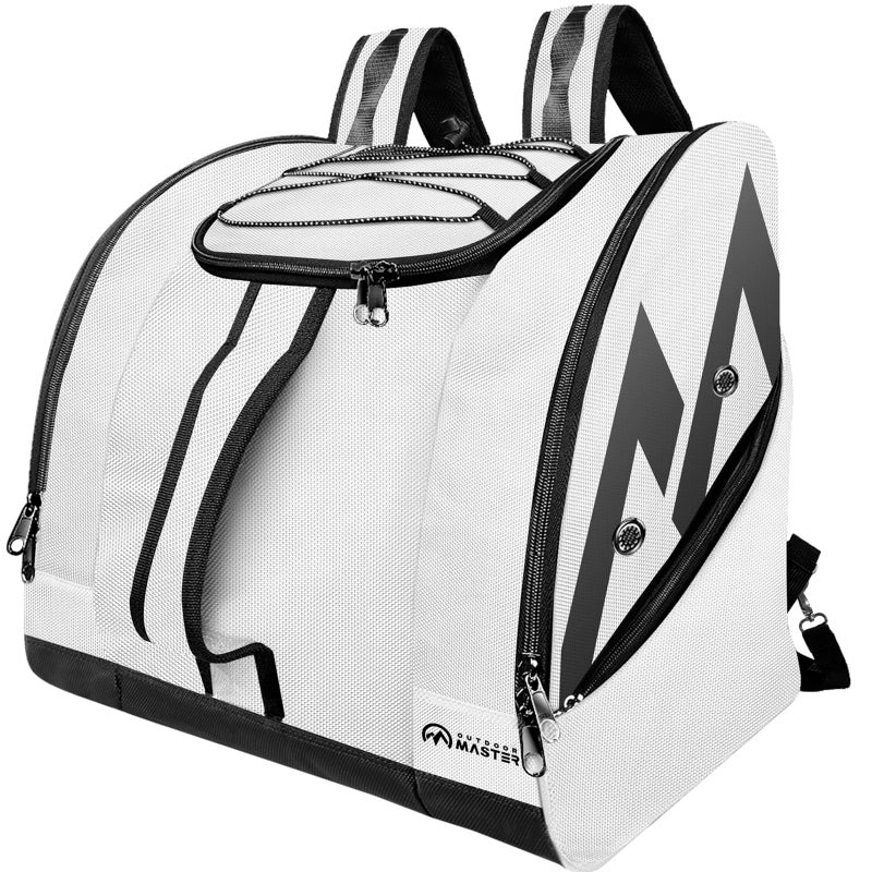 OutdoorMaster OutdoorMaster Boot Bag POLAR BEAR - Ski Boots and Snowboard Boots Bag, Excellent for Travel with Waterproof Exterior & Bottom - for Men,Women and Youth - White - Image 1