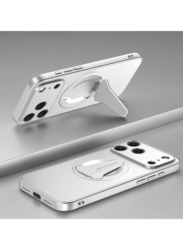 general For iPhone 17 Pro Max Magnetic Bracket Case All-inclusive anti-drop frosted case Multi-functional protection