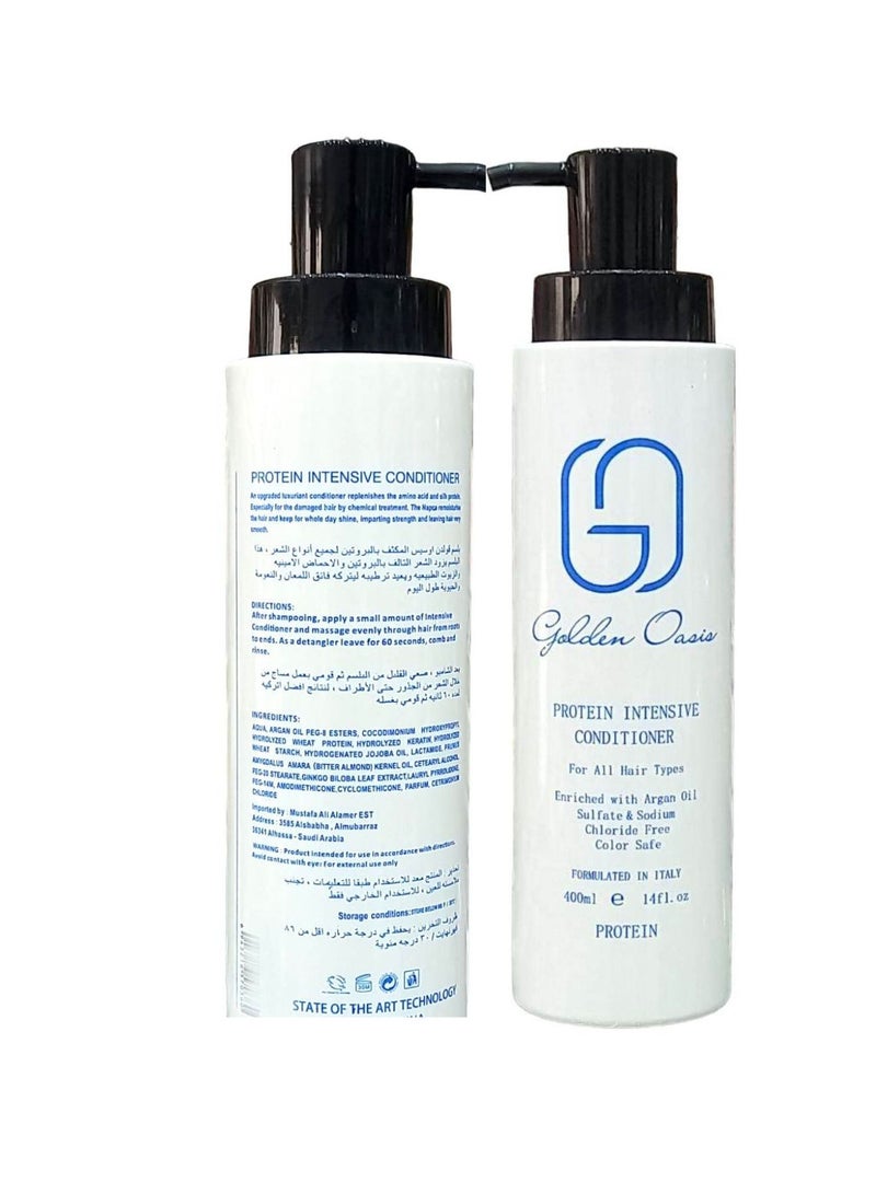 Golden Oasis Conditioner For Daily Hair Care After Protein And Keratin 400 ml