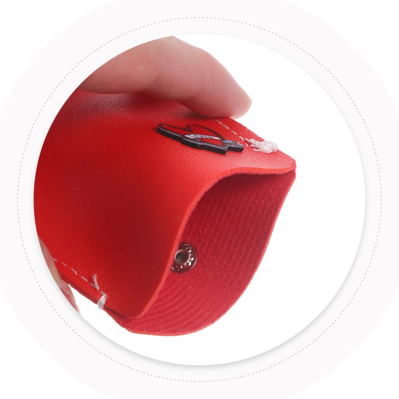 4 Pcs Pull Out Car Key Cover Case Set Large Capacity Mini Key Fob Holder Bag Heart Design - Image 4
