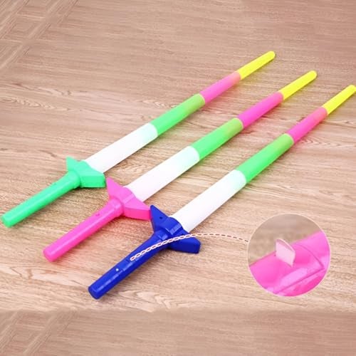 MeeTo LED Light Glowing Sword in Dark Flashing Foldable Sword Stick Light Toys for Kids, Led Talwar Light for Dancing, Fun, Entertainment, Baby, Boys and Girls Gift (Pack of 1) - Image 4