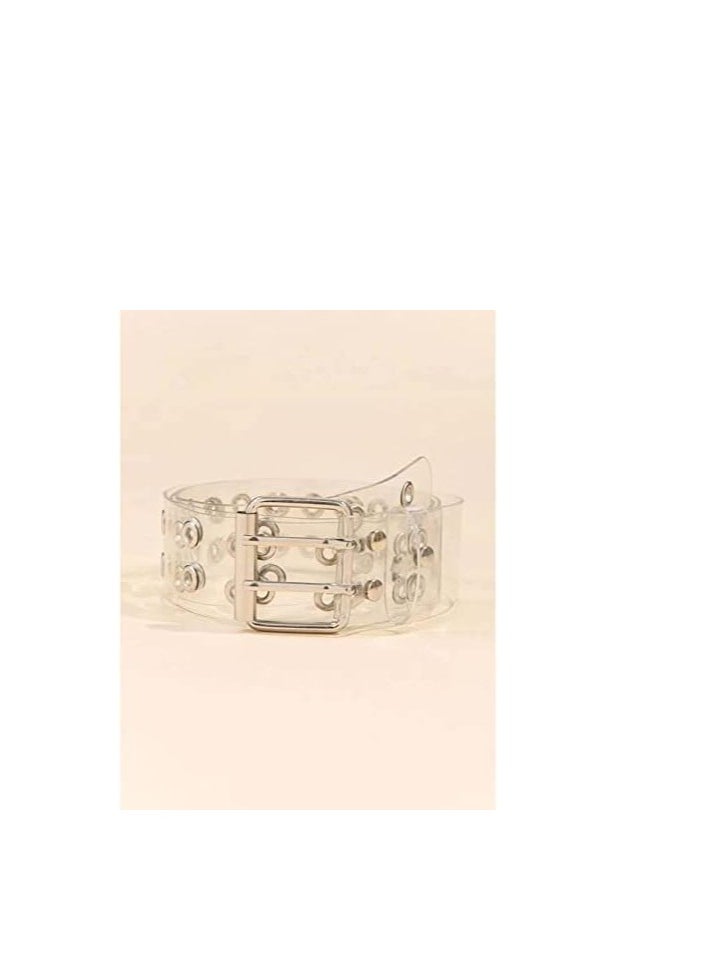 Generic - A set of 2 black and clear belts - Image 1