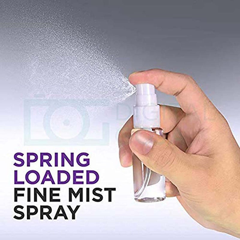 DIY Crafts Design No 2 Pack of 10 Pcs 10 Pack Empty 30ml 066oz Clear Plastic Mist Spray Bottle 2 Funnels Clea Design No 2 Pack of 10 Pcs - Image 4