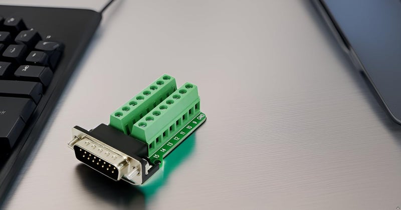 Twinkle Bay D-SUB DB15 Male 15 pin to Terminal Breakout Board Connector with Screws - Image 5