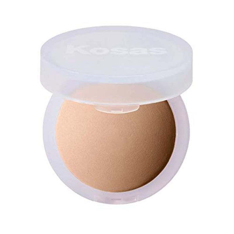 Kosas Cloud Set Face Setting Powder - Smoothing Shine Control, Soft, Sheer Translucent Makeup Finish, Portable & Long-Lasting Loose Pressed Baking Powder -Pillowy (Sheer Medium Tan) - Image 1