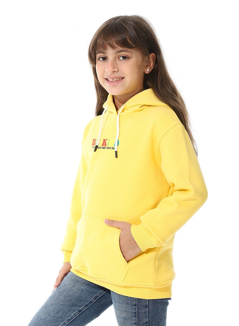 Andora Printed Girls Hoodie With Pocket - Image 2