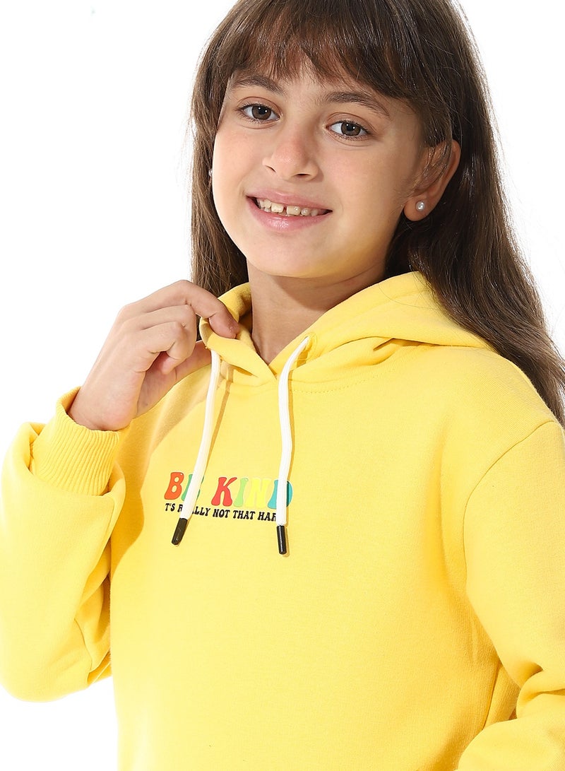 Andora Printed Girls Hoodie With Pocket - Image 4